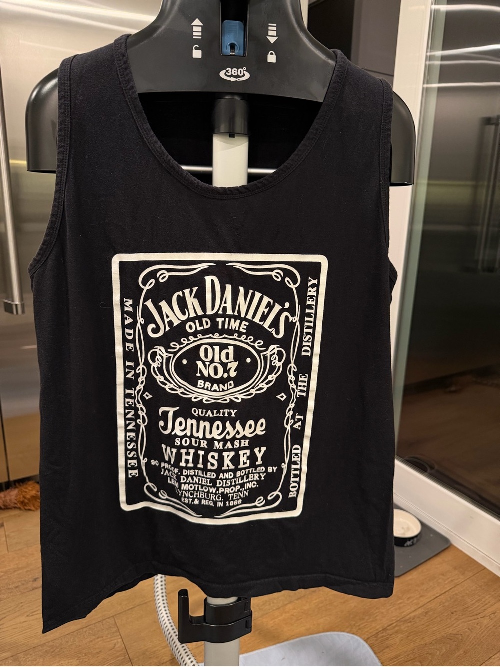 Jack Daniels Black Graphic Tank Top
